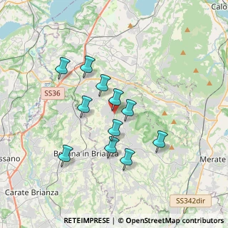 Mappa Via Giuseppe Mazzini, 23891 Barzanò LC, Italia (3.05636)