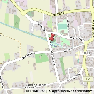 Mappa Via Crosera, 34, 31037 Loria, Treviso (Veneto)