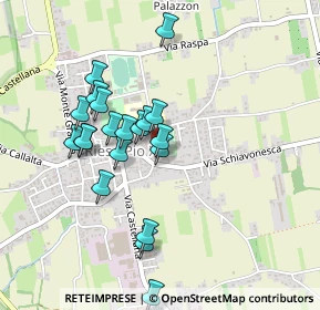 Mappa Via Pietro Bembo, 31039 Riese Pio X TV, Italia (0.413)