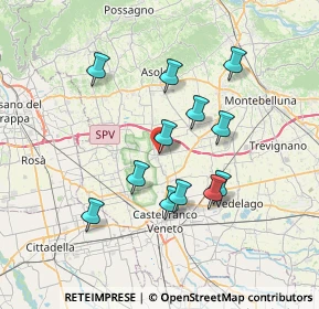 Mappa Via Pietro Bembo, 31039 Riese Pio X TV, Italia (6.34)