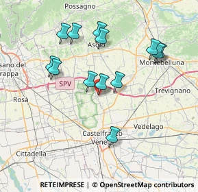 Mappa Via Pietro Bembo, 31039 Riese Pio X TV, Italia (7.15077)