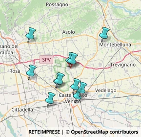 Mappa Via Pietro Bembo, 31039 Riese Pio X TV, Italia (6.39182)