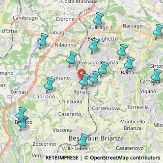 Mappa Via Roma, 20838 Renate MB, Italia (2.45)