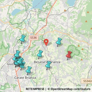 Mappa Via Giuseppe Parini, 20838 Renate MB, Italia (5.54143)