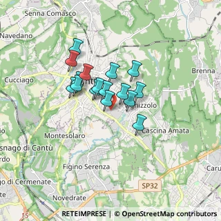 Mappa Via Monte S. Primo, 22063 Cantù CO, Italia (1.17063)