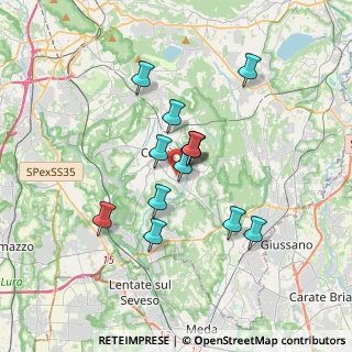 Mappa Via Monte S. Primo, 22063 Cantù CO, Italia (2.74462)