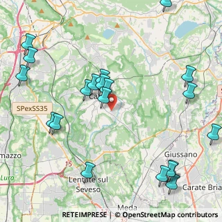 Mappa Via Monte S. Primo, 22063 Cantù CO, Italia (5.24)