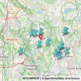 Mappa Via Monte S. Primo, 22063 Cantù CO, Italia (3.88214)