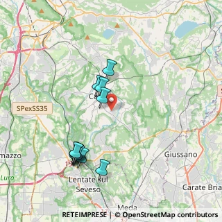 Mappa Via Monte S. Primo, 22063 Cantù CO, Italia (3.94083)