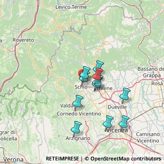 Mappa Via T. Caporali, 36015 Schio VI, Italia (11.95818)