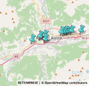 Mappa Reg. Tzamberlet, 11100 Aosta AO, Italia (2.73727)