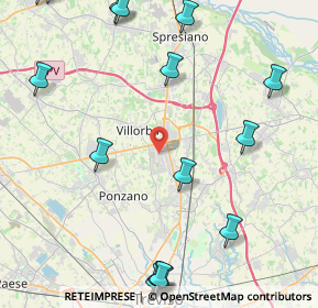 Mappa 31050 Villorba TV, Italia (5.9925)