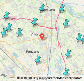 Mappa 31050 Villorba TV, Italia (6.37938)