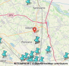 Mappa 31050 Villorba TV, Italia (6.48688)