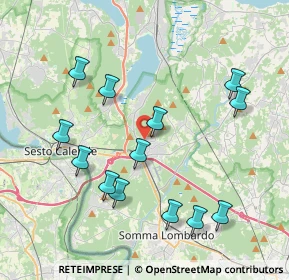 Mappa Via S. Ambrogio, 21029 Vergiate VA, Italia (4.10615)