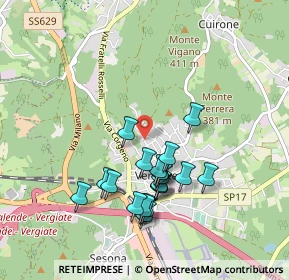 Mappa Via S. Ambrogio, 21029 Vergiate VA, Italia (0.848)