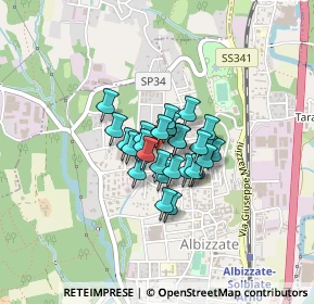 Mappa Via G. Verdi, 21041 Albizzate VA, Italia (0.22222)