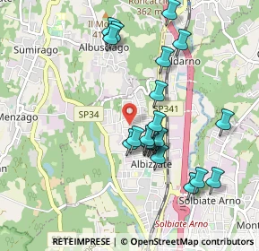 Mappa Via G. Verdi, 21041 Albizzate VA, Italia (0.907)