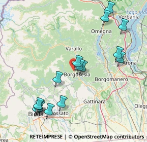 Mappa Via Calco, 13011 Borgosesia VC, Italia (17.746)