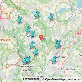 Mappa Via Giambattista Pergolesi, 22063 Cantù CO, Italia (4.26583)