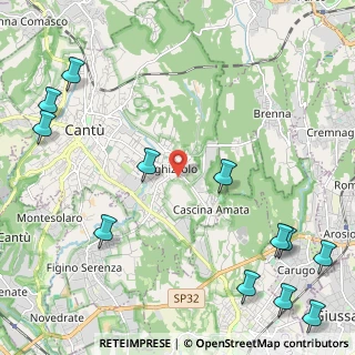 Mappa Via Giambattista Pergolesi, 22063 Cantù CO, Italia (3.36)