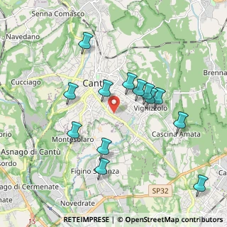 Mappa Via Legnone, 22063 Cantù CO, Italia (1.84538)