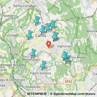 Mappa Via Legnone, 22063 Cantù CO, Italia (1.60818)