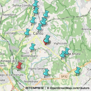 Mappa Via Legnone, 22063 Cantù CO, Italia (2.16813)