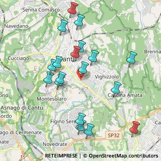 Mappa Via Legnone, 22063 Cantù CO, Italia (2.04667)