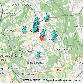Mappa Via Legnone, 22063 Cantù CO, Italia (1.39933)