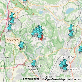 Mappa Via Legnone, 22063 Cantù CO, Italia (5.198)