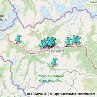 Mappa Frazione Plan Felinaz, 11020 Aosta AO, Italia (9.09909)