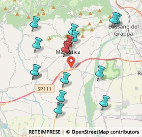 Mappa Via SS248, 36063 Marostica VI, Italia (3.94438)