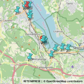 Mappa Via Amerigo Vespucci, 28040 Dormelletto NO, Italia (2.27786)
