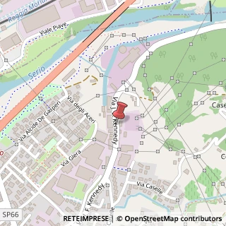 Mappa Via John Fitzgerald Kennedy, 52, 24020 Villa di Serio, Bergamo (Lombardia)