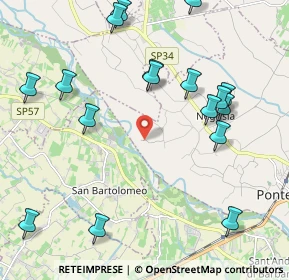 Mappa Via Grave di Sopra, 31045 Ponte di Piave TV, Italia (2.43765)