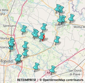 Mappa Via Grave di Sopra, 31045 Ponte di Piave TV, Italia (8.8465)