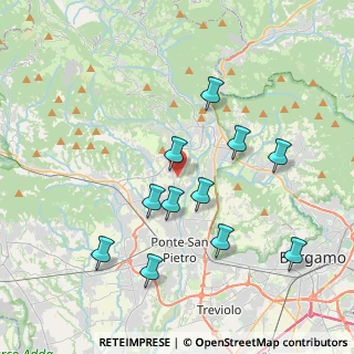 Mappa Via Cabarile, 24030 Brembate di sopra BG, Italia (3.74455)