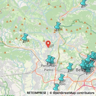 Mappa Via Cabarile, 24030 Brembate di sopra BG, Italia (6.71471)