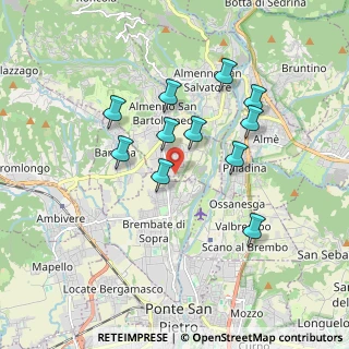 Mappa Via Cabarile, 24030 Brembate di sopra BG, Italia (1.56273)