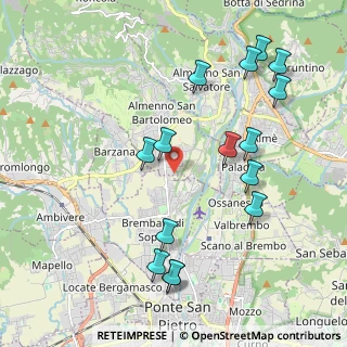 Mappa Via Cabarile, 24030 Brembate di sopra BG, Italia (2.228)
