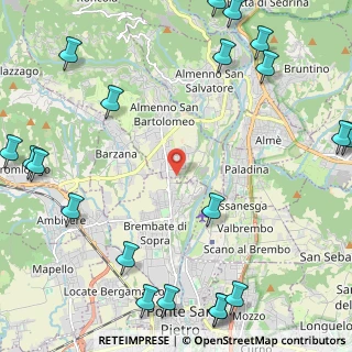 Mappa Via Cabarile, 24030 Brembate di sopra BG, Italia (3.3685)