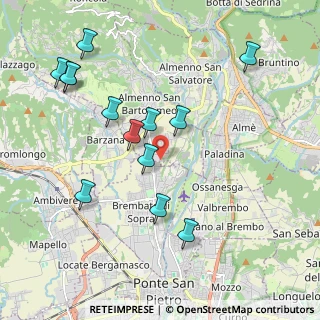 Mappa Via Cabarile, 24030 Brembate di sopra BG, Italia (2.11538)