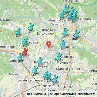 Mappa Via Cabarile, 24030 Brembate di sopra BG, Italia (2.5795)