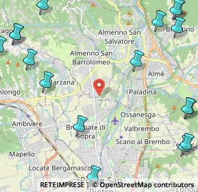 Mappa Via Cabarile, 24030 Brembate di sopra BG, Italia (3.48111)