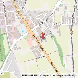 Mappa Via F. Lli Kennedy, 8, 21040 Venegono Inferiore, Varese (Lombardia)