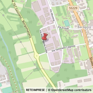 Mappa Via Martiri delle Foibe, 129, 28024 Gozzano, Novara (Piemonte)