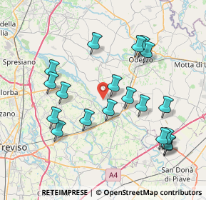 Mappa Via Grave di Sopra, 31047 Ponte di Piave TV, Italia (7.90632)