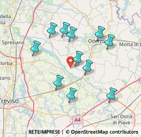 Mappa Via Grave di Sopra, 31047 Ponte di Piave TV, Italia (6.90273)