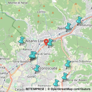 Mappa Via degli Aceri, 24020 Villa di Serio BG, Italia (2.52455)